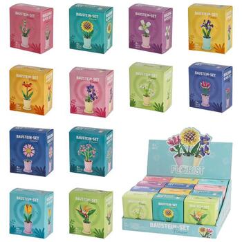 Baustein-Set Blume im Topf