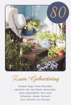 Bill. Fixzahl Blumenserie 80