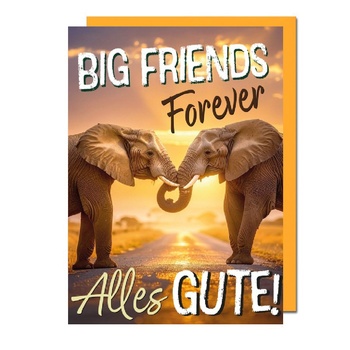 Bill. Glückwunsch Elefanten