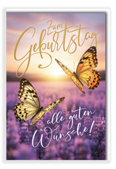 Bill. Geburtstag Schmetterling