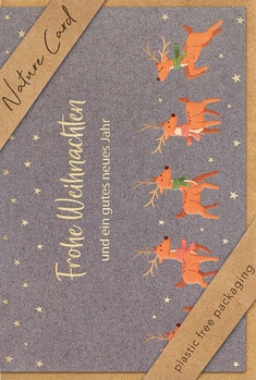 Whn. Nature Cards Hirsche quer
