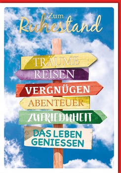 Riesen Bill. A4 Ruhestand