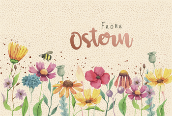 Bill. Ostern Blumen quer