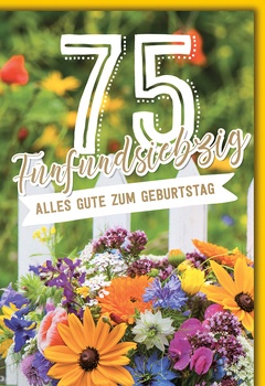 Bill. Geb. Fixzahl Blumen 75