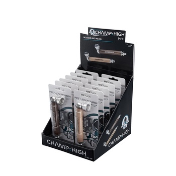Champ Metall/Holz-Pfeife 12 cm