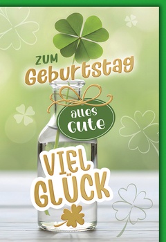 Bill. Geburtstag Kleeblatt