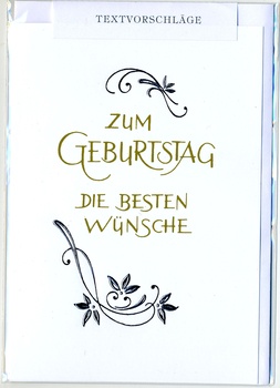 Bill. Geb. Schrift+Textvorsch.