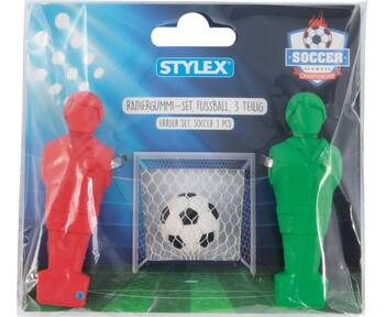 Radiergummi-Set Fußball