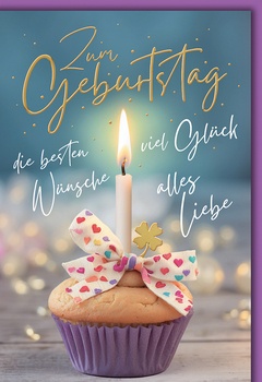 Bill. Geburtstag Muffin