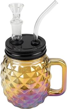 Bong Ananas 20 cm gelb