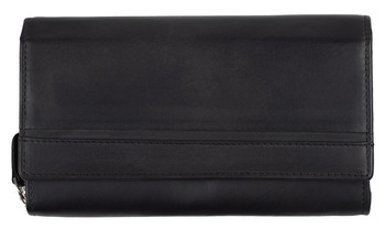 Damenbörse Leder schwarz