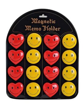 Magnet Herz/Smiley 4-5 cm