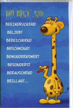 Bill. Geb. Humor Giraffe