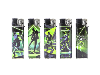 Feuerzeug Turbo Neon Dancers