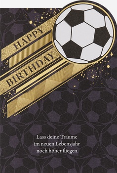 Bill. Geburtstag Fußball