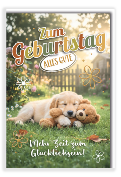 Bill. Geburtstag Hund