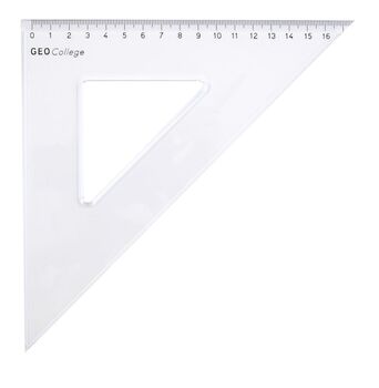 Plexi Dreieck  45°  25cm