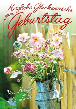 Bill. Geburtstag Blumen