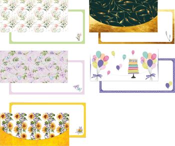 Gutscheinverpackung 5 x 2 Stk.