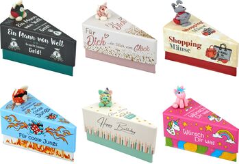 Geldgeschenk-Schachtel Torte