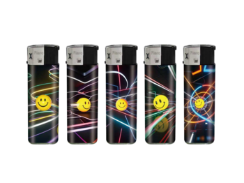 Feuerzeug el. Neon Smile