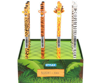 Bleistift HB Dschungeltiere