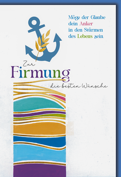 Bill. Firmung Anker/Spruch