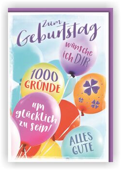 Bill. Geburtstag Ballons