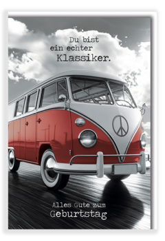 Bill. Geburtstag VW Bus
