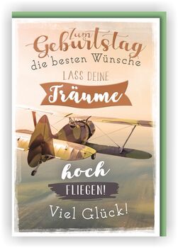 Bill. Geburtstag Flieger