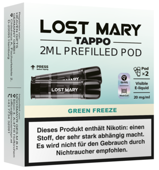 LM Tappo Pods 2er Green Freeze