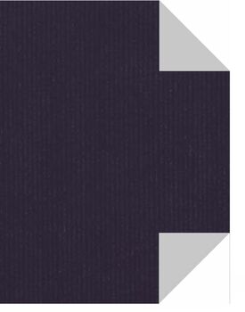 Offset Bogen Uni blau/silber