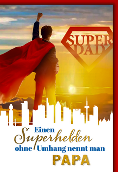 Bill. Vatertag Superheld