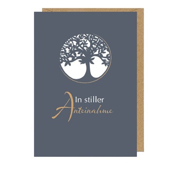 Bill. Trauer Laserkarte Baum