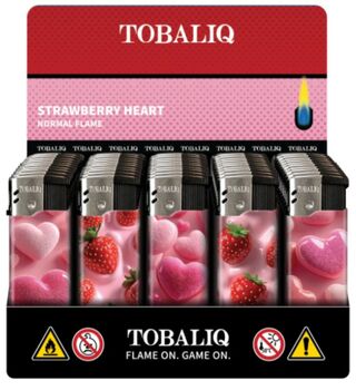 Feuerzeug el. Strawberry Heart