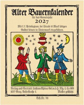 Alter Bauernkalender klein