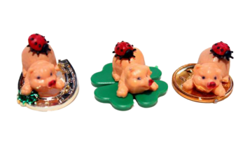 Gummischwein liegend 3,1 cm