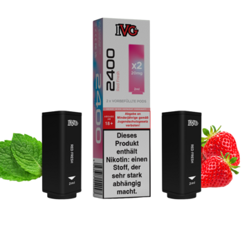 IVG 2400 Pods 2er Red Fresh