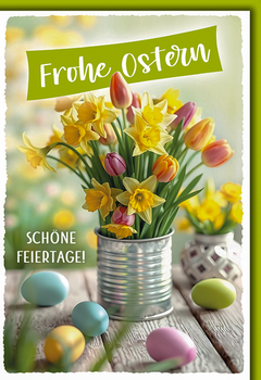 Bill. Ostern Blumen / Eier