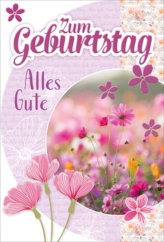 Bill. Geburtstag Blumen
