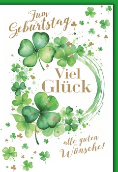 Bill. Geburtstag Kleeblätter