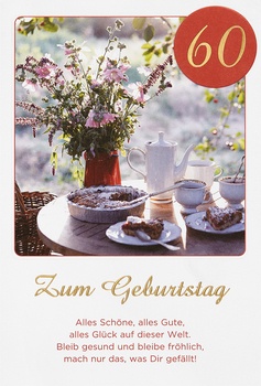 Bill. Fixzahl Blumenserie 60