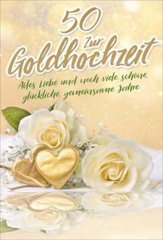 Bill. Goldene Hochzeit Rosen