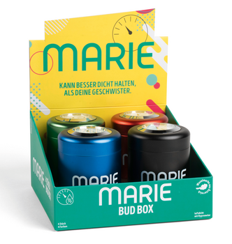 Marie Bud Box mit Hygrometer