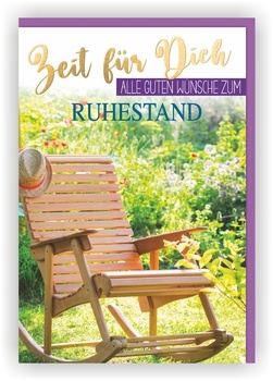 Bill. Ruhestand Schaukelstuhl