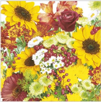 Servietten 33/33 Bouquet