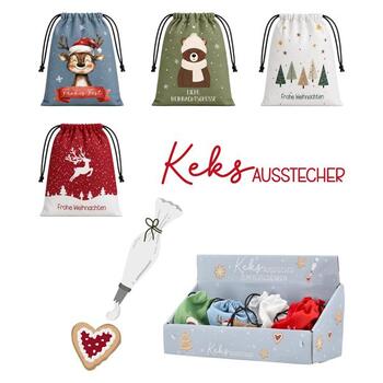 Geschenkbeutel+Keksausstecher