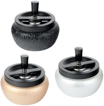 Drehascher Crackledesign 13 cm