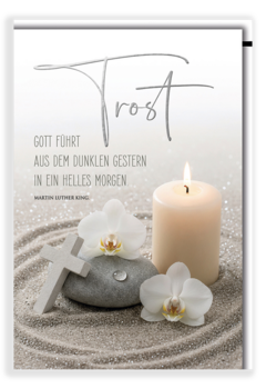 Bill. Trauer Kerze/Kreuz