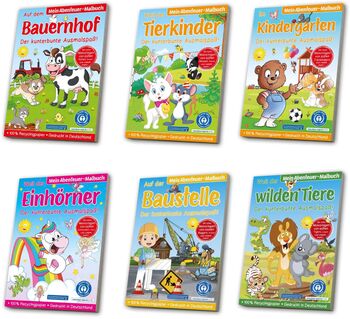 Malbuch A4/64 Seiten sortiert